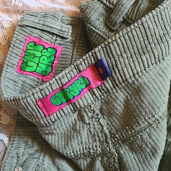 Empyre courduroy size 0 womens green - Picture 3 of 9